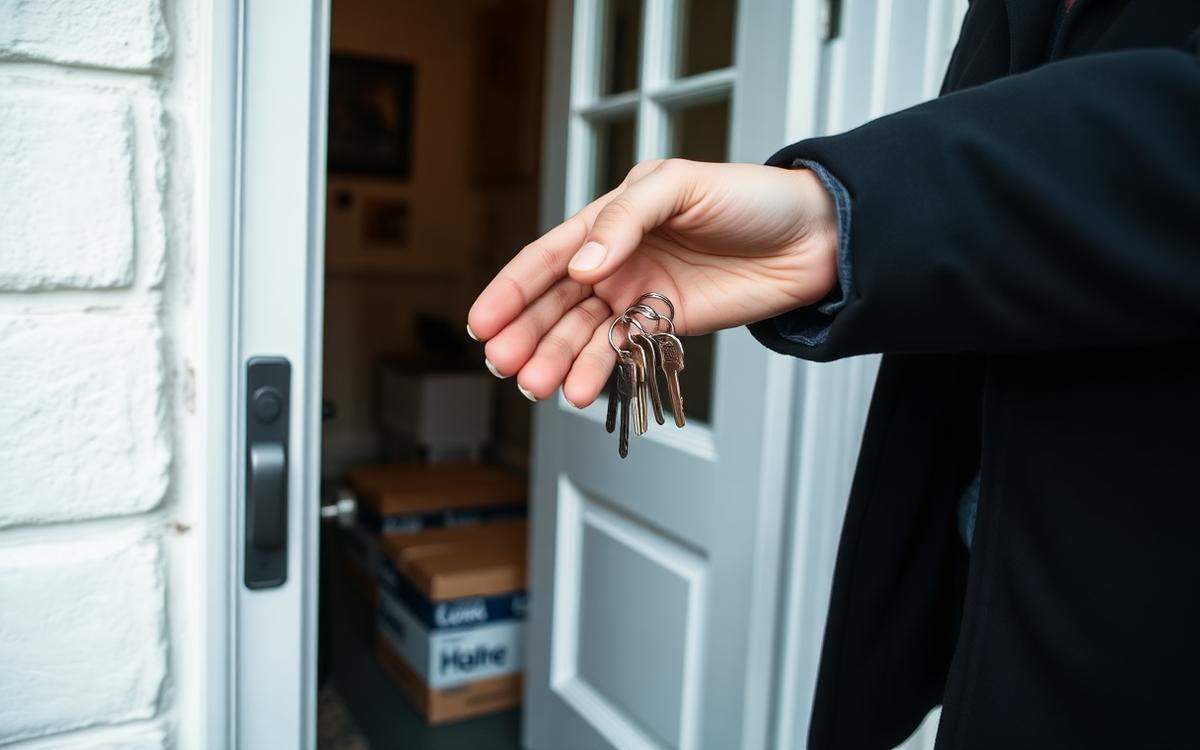 Nøkkeloverlevering på flyttedag med avtale og sjekkliste
